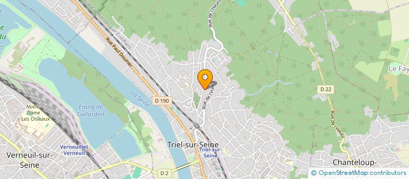 localisation de l'entreprise INDIVISION OTHAL SURGIS  TRIEL-SUR-SEINE