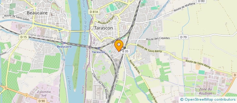 localisation de l'entreprise INDIVISION OUADAH OMAR GODON HELENE  TARASCON