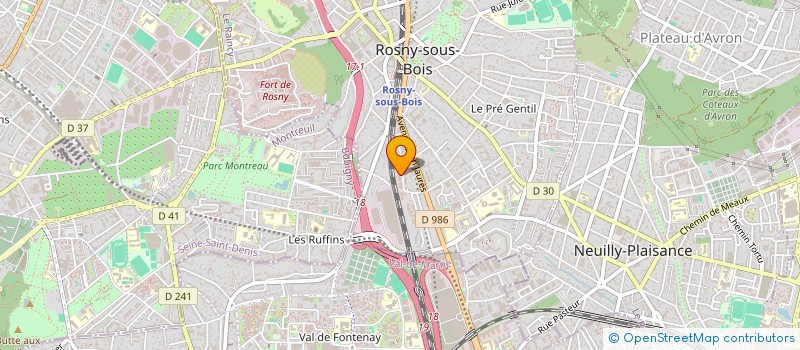 localisation de l'entreprise INDIVISION OUATTARA à ROSNY-SOUS-BOIS