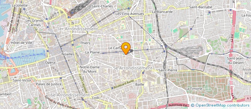 localisation de l'entreprise INDIVISION OUDIN ANTOINE ET JEAN-BAPTISTE  MARSEILLE