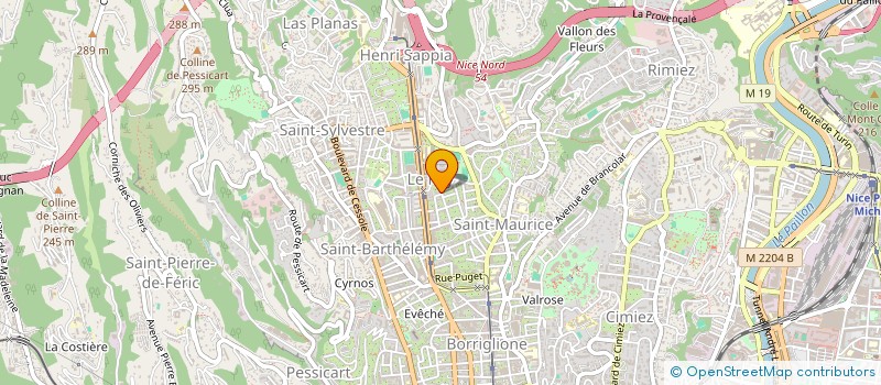 localisation de l'entreprise INDIVISION OUDIOT/BABACCI à NICE