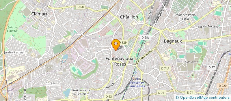 localisation de l'entreprise INDIVISION OUKAKI-RAEPSAET à FONTENAY-AUX-ROSES