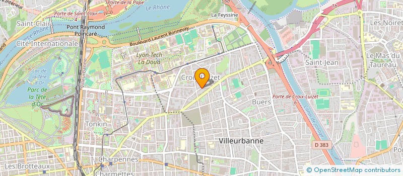 localisation de l'entreprise INDIVISION  OUM LOIRE  VILLEURBANNE