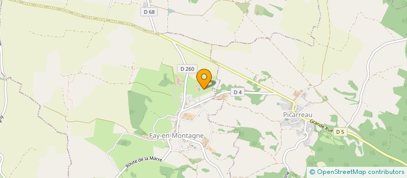 localisation de l'entreprise INDIVISION OUTHIER RAPONE  FAY-EN-MONTAGNE