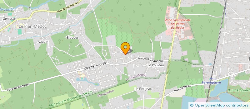 localisation de l'entreprise INDIVISION OVDT à LE PIAN-MEDOC