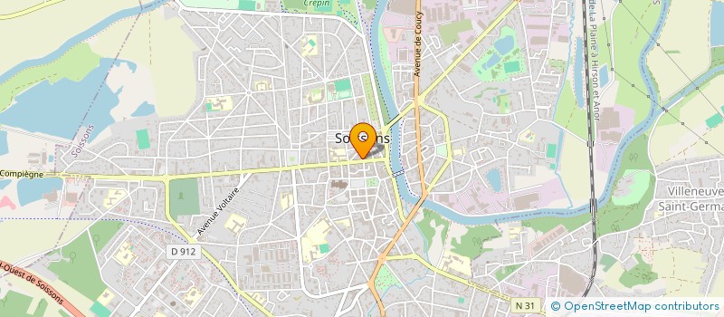 localisation de l'entreprise INDIVISION OWCA GUIBERT à SOISSONS