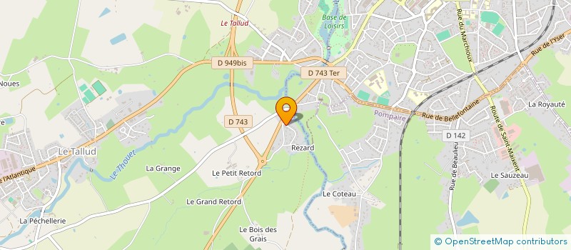 localisation de l'entreprise INDIVISION PAC  LE TALLUD