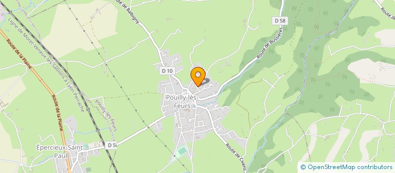 localisation de l'entreprise INDIVISION PACAUD- JOUVE  FEURS