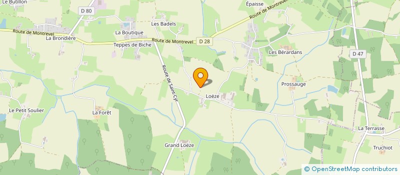 localisation de l'entreprise INDIVISION PACCAUD RYON à BAGE-DOMMARTIN