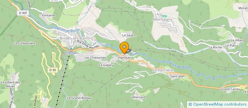 localisation de l'entreprise INDIVISION PACHOD-PELET à COURCHEVEL