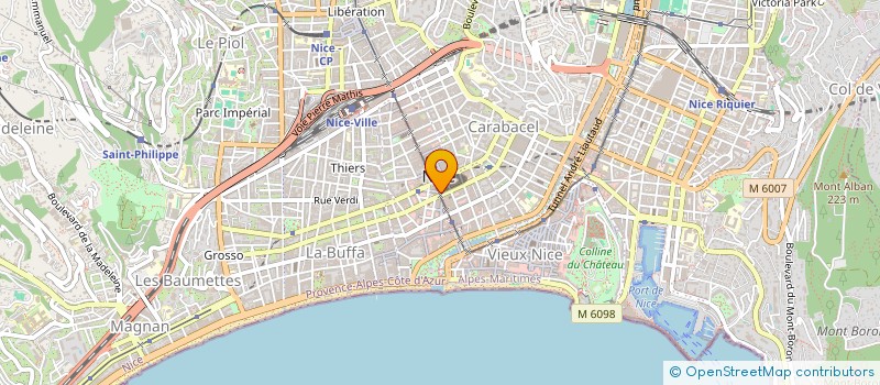 localisation de l'entreprise INDIVISION PAGANO à NICE