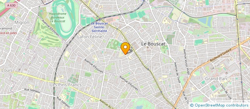 localisation de l'entreprise INDIVISION PAGANO  LE BOUSCAT