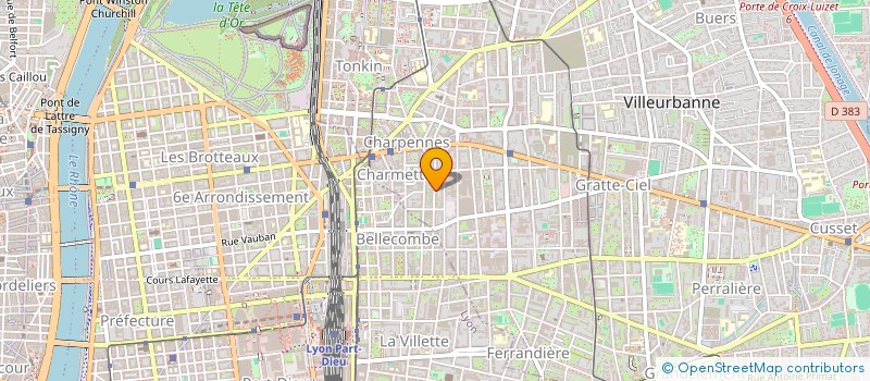 localisation de l'entreprise INDIVISION PAGAZANI  VILLEURBANNE