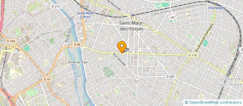 localisation de l'entreprise INDIVISION  PAGES à SAINT-MAUR-DES-FOSSES
