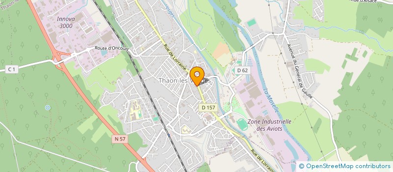 localisation de l'entreprise INDIVISION PAGES ALAIN ET FLORENT  THAON-LES-VOSGES