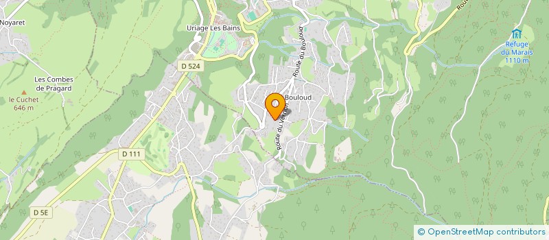 localisation de l'entreprise INDIVISION PAGES BOUXIN  SAINT-MARTIN-D'URIAGE