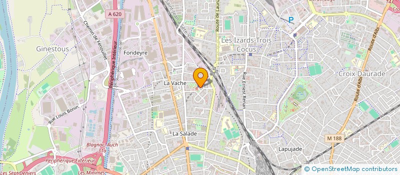 localisation de l'entreprise INDIVISION PAILLARDON / RONSIN à TOULOUSE