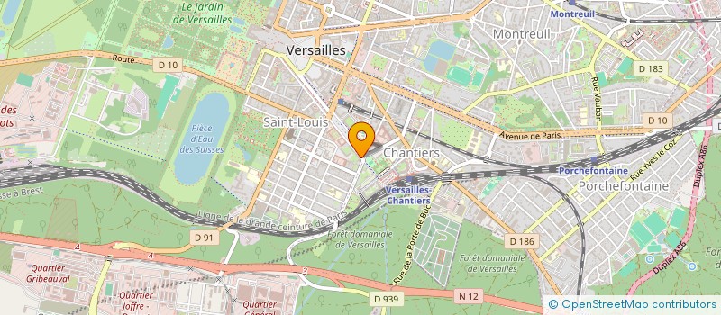 localisation de l'entreprise INDIVISION PAILLE à VERSAILLES