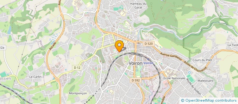 localisation de l'entreprise INDIVISION PAILLET DELAGE  VOIRON