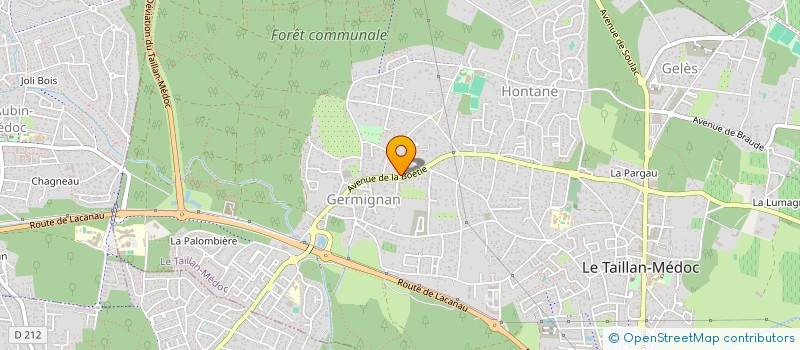 localisation de l'entreprise INDIVISION PAIS NETO -FERNANDES  LE TAILLAN-MEDOC