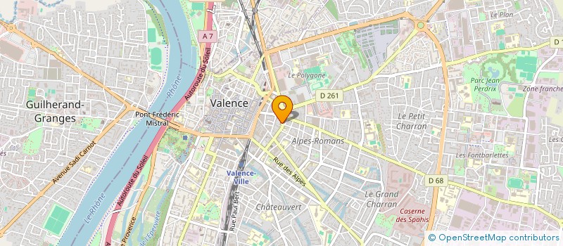 localisation de l'entreprise INDIVISION PALIX LIST à VALENCE