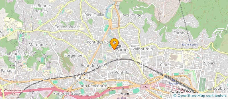 localisation de l'entreprise INDIVISION PALLAS  TOULON