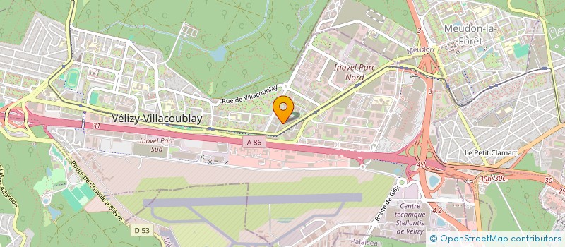 localisation de l'entreprise INDIVISION PAMART-PIOT  VELIZY-VILLACOUBLAY