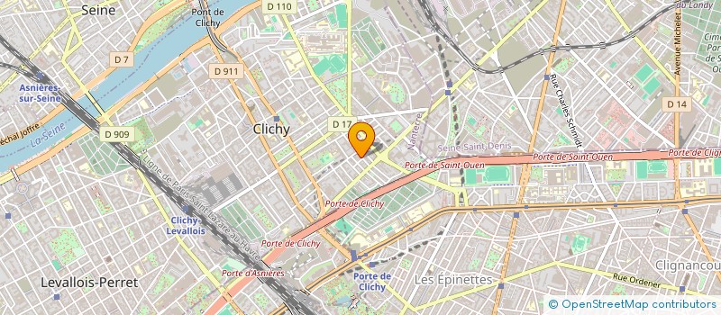 localisation de l'entreprise INDIVISION PANIE CULMANN à CLICHY