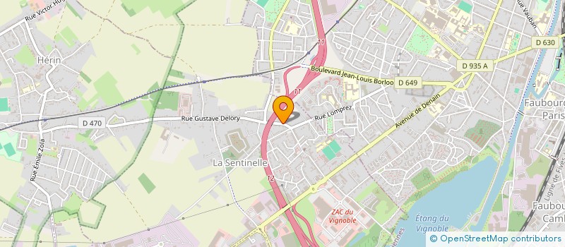 localisation de l'entreprise INDIVISION PANZO  LA SENTINELLE