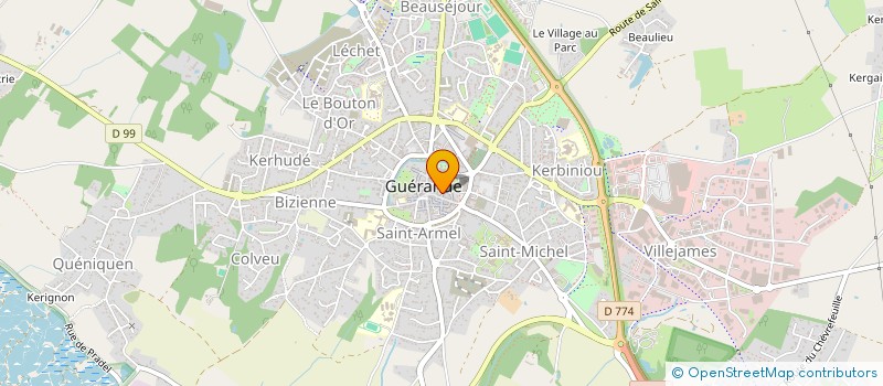 localisation de l'entreprise INDIVISION PAOLOZZI DABO ANOUCK ET DABO DENIS  GUERANDE