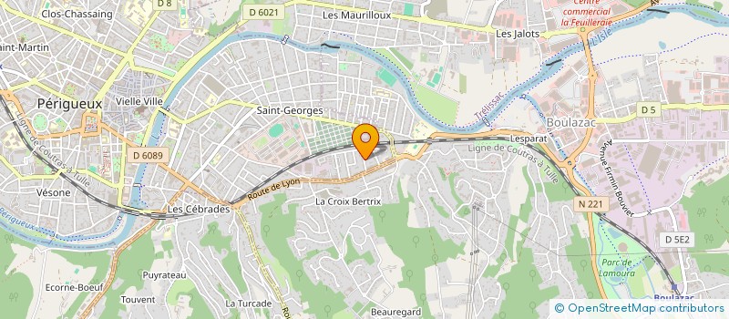 localisation de l'entreprise INDIVISION PAPATANASIOS  PERIGUEUX