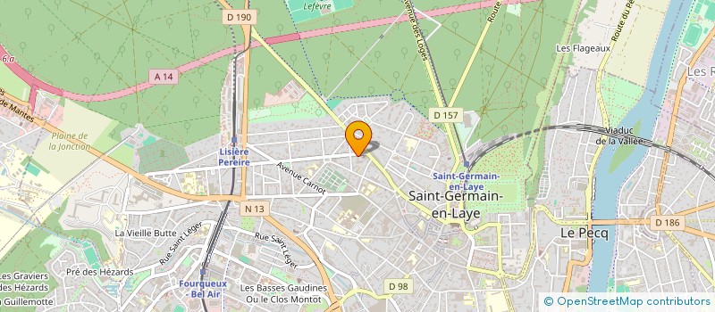 localisation de l'entreprise INDIVISION PAQUETTE FOURNIER  SAINT-GERMAIN-EN-LAYE