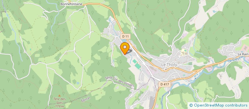 localisation de l'entreprise INDIVISION PAQUIER  LE THOLY