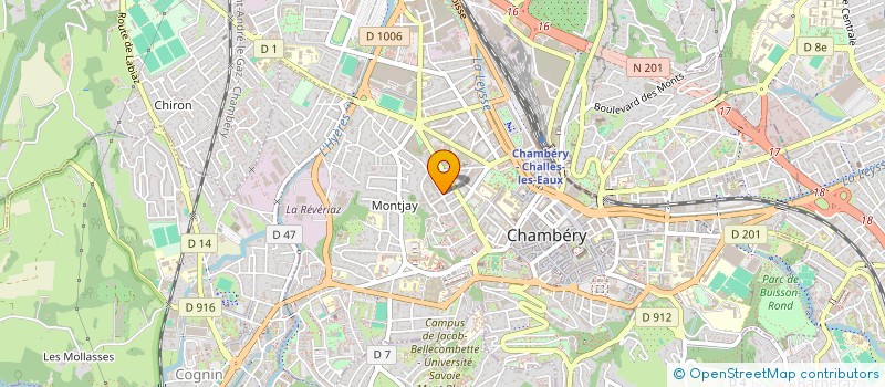 localisation de l'entreprise INDIVISION PARAVY GERARD-JUNIOR ET ESTELLE  CHAMBERY