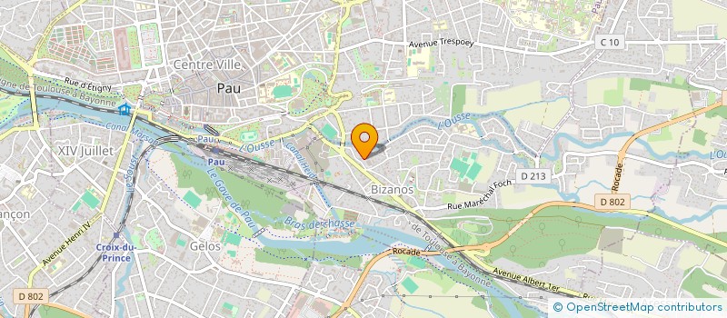 localisation de l'entreprise INDIVISION PARIS ROUY  BIZANOS