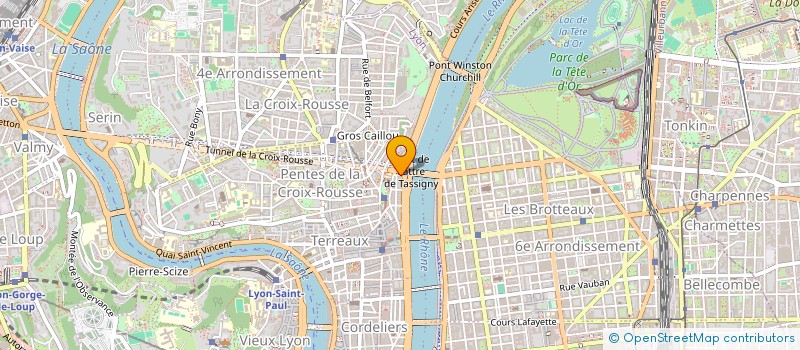 localisation de l'entreprise INDIVISION PARISET à LYON