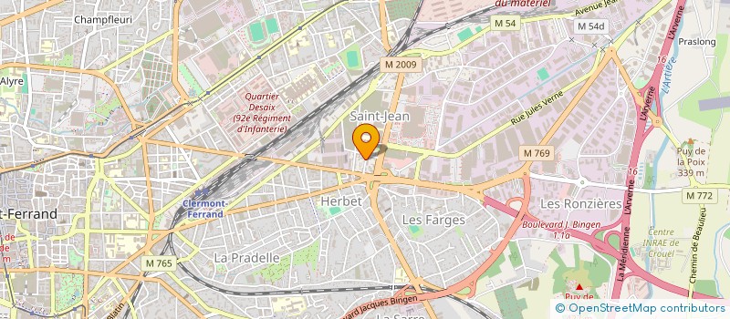 localisation de l'entreprise INDIVISION PAROT LEONARD  CLERMONT-FERRAND