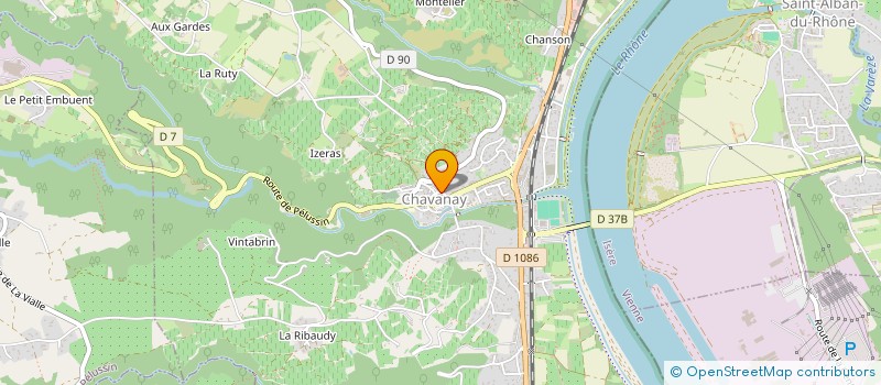 localisation de l'entreprise INDIVISION PARPETTE-BOULANGER  CHAVANAY