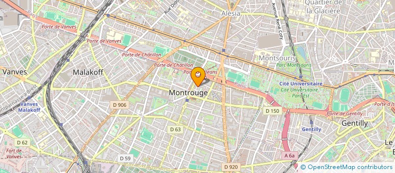 localisation de l'entreprise INDIVISION PASCHAL  MONTROUGE