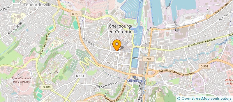 localisation de l'entreprise INDIVISION PASQUETTE LAIGNEL à CHERBOURG-EN-COTENTIN