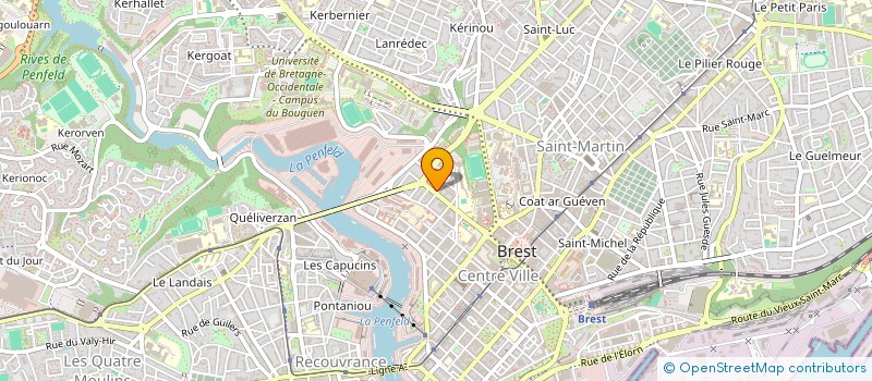 localisation de l'entreprise INDIVISION PASQUIER à BREST