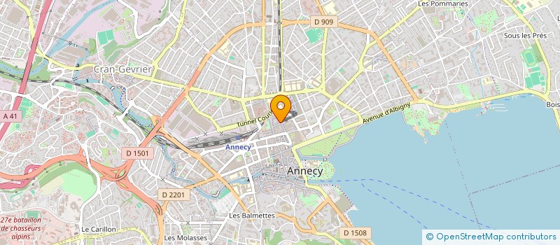 localisation de l'entreprise INDIVISION PASQUIER à ANNECY