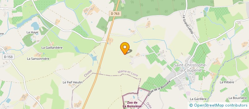 localisation de l'entreprise INDIVISION PASQUIER GAEL à OREE-D'ANJOU