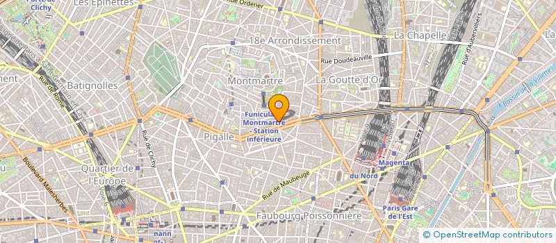 localisation de l'entreprise INDIVISION PASSAGE BRIQUET  PARIS