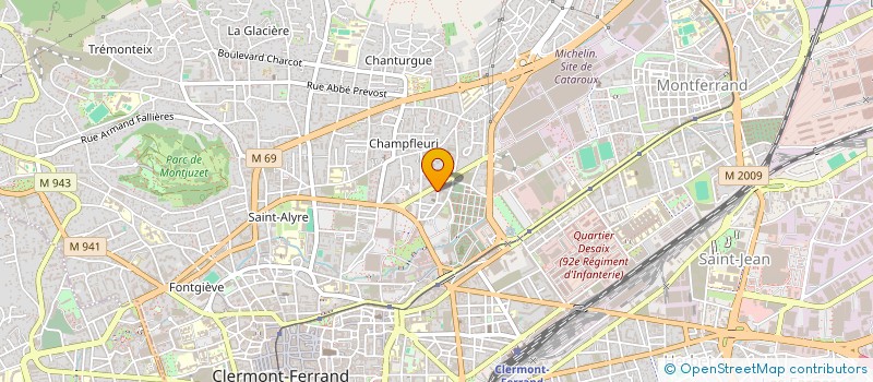 localisation de l'entreprise INDIVISION PASSET PETIT  CLERMONT-FERRAND