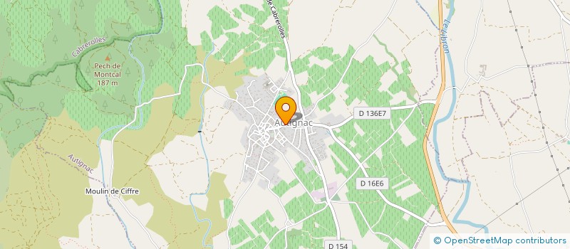 localisation de l'entreprise INDIVISION PASTRE GUILLAUME  AUTIGNAC