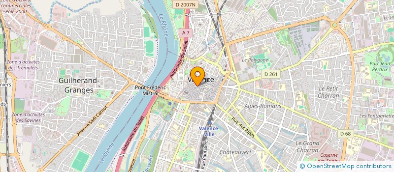localisation de l'entreprise INDIVISION PASTRE-POULAT à VALENCE