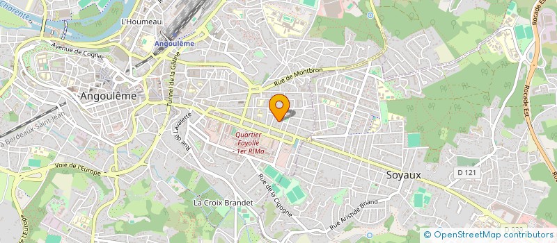 localisation de l'entreprise INDIVISION PASTURAL PINAZ à ANGOULEME