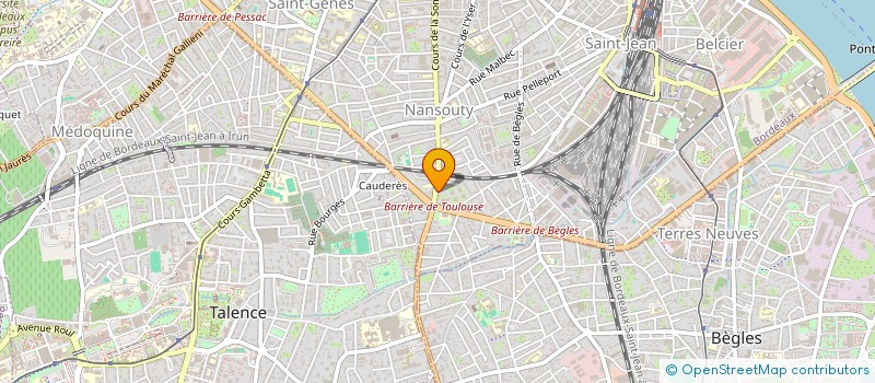 localisation de l'entreprise INDIVISION PATOU / VASSARD  BORDEAUX