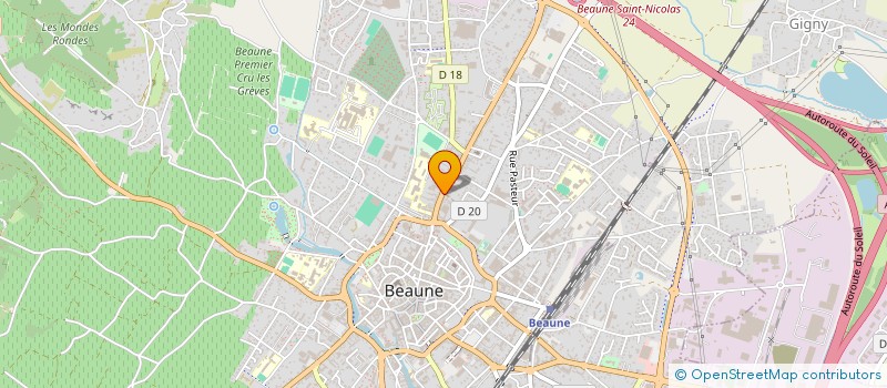 localisation de l'entreprise INDIVISION PATRIAT à BEAUNE